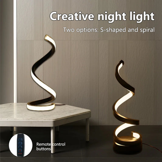 White RGB LED Table Lamp
