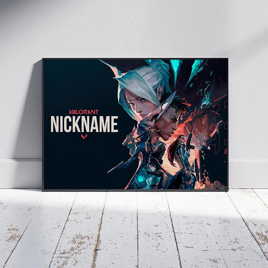 Popular Video Shooter Game Valorant Poster – Canvas Wall Art for Gaming Room Decor