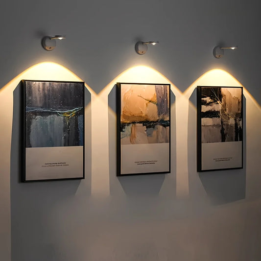 10 件 Mini Led Night Light, Self Adhesive Push Light Stairs Hallway Closet Kitchen Bedroom, Cabinets, Counters, Hallway