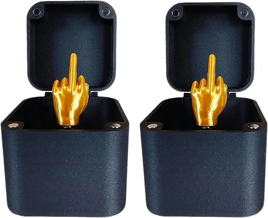 Desk Decoration Middle Finger in the Box