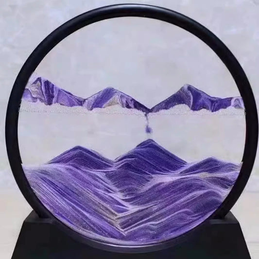 3D Hourglass Quicksand Moving Sand Art