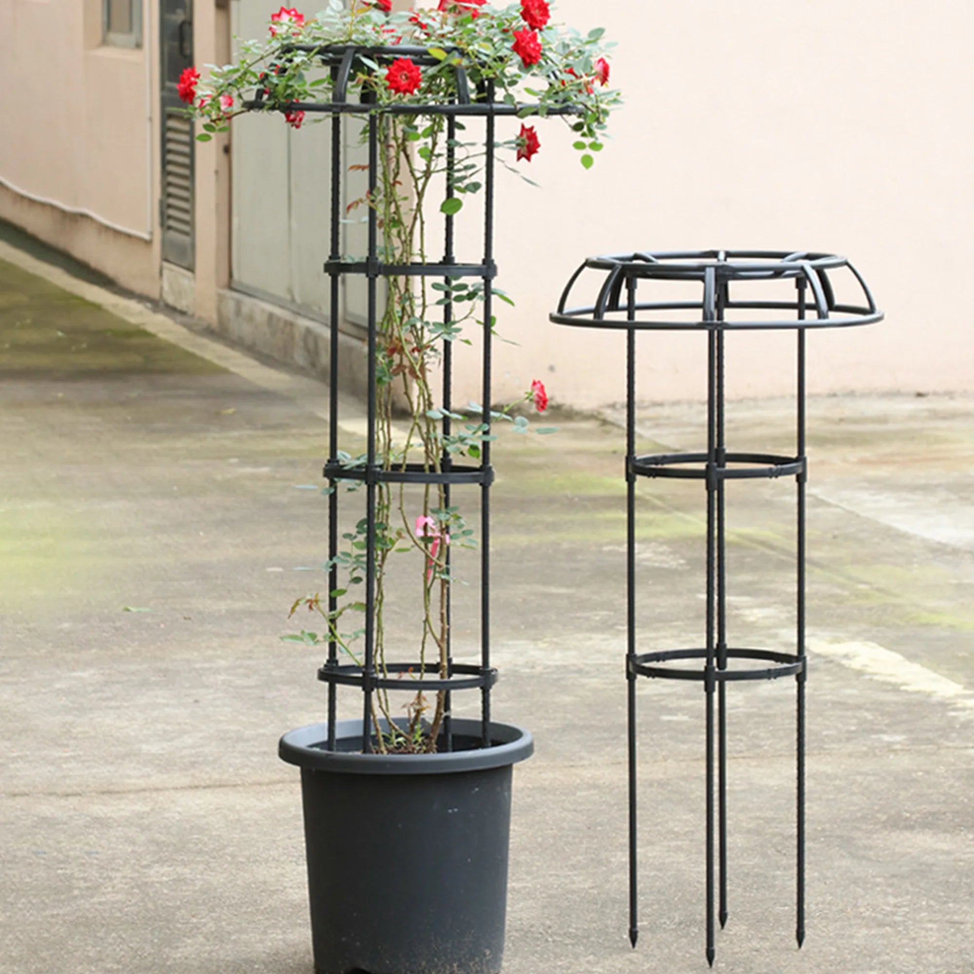 41-Inch Garden Trellis – Mushroom Top Trellis for Climbing Plants & Outdoor Pots - Image 2