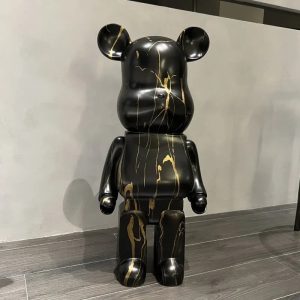 Aesthetic Bear Figure β Nordic Resin Bear Statue for Home & Desk Decoration