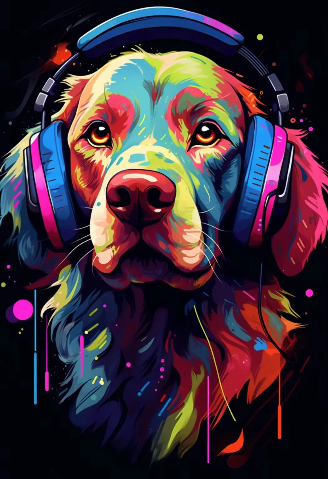 Animal Gamer Poster Set – Graffiti Style Canvas Wall Art for Teen & Gaming Room Decor - Image 6