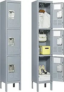 Metal Lockers for Employees – 9-Door Steel Storage Locker Cabinet for Home, Office, School & Gym - Image 7