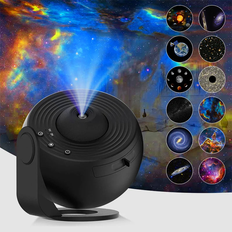 Night Light Galaxy Projector – 360° Rotating Starry Sky Planetarium Lamp for Kids’ Bedroom, Valentine’s Day & Wedding Decor - Image 7
