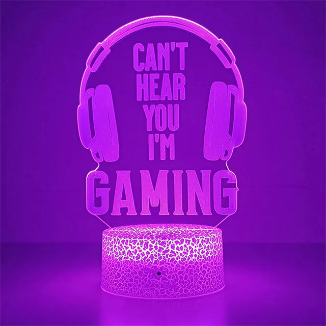 3D LED Gaming Table Lamp – Game-Themed Night Light for Kids & Gaming Room Decor - Image 20