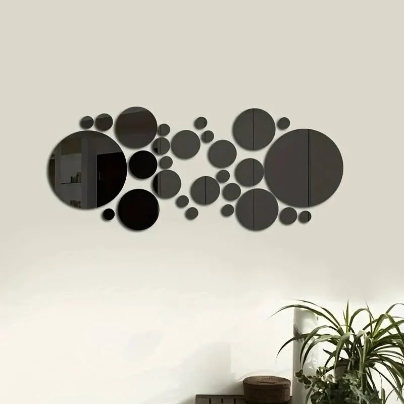 26PCs/Set 3D Acrylic Mirror Wall Stickers - Image 5