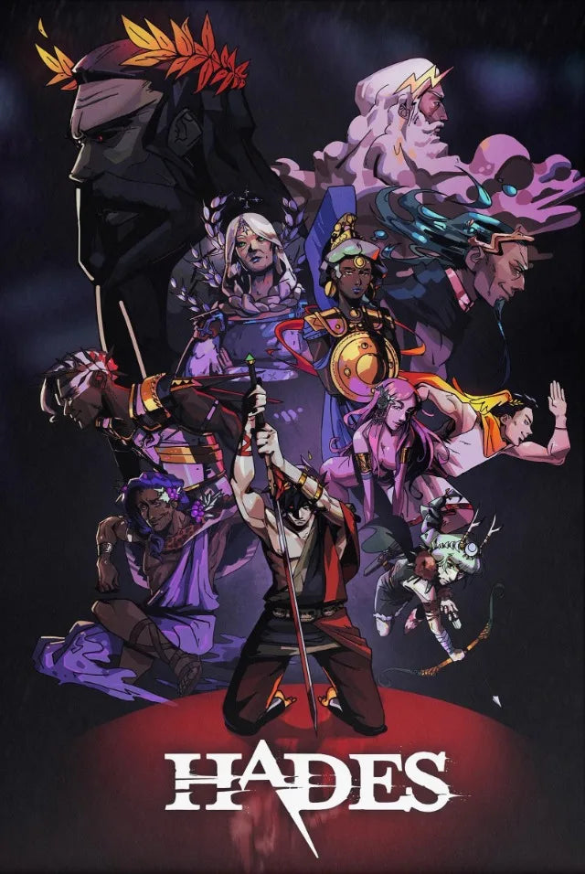 Classic Hades Game Cover Poster – Canvas Wall Art for Gaming Room Decor - Image 8