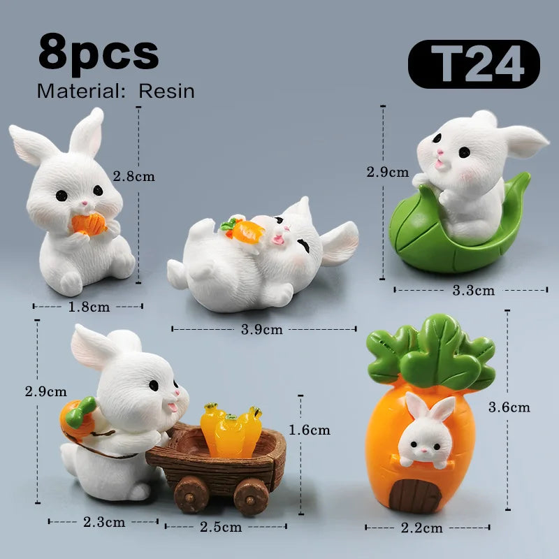 Hot Easter Cute Rabbit Figurine - Image 9