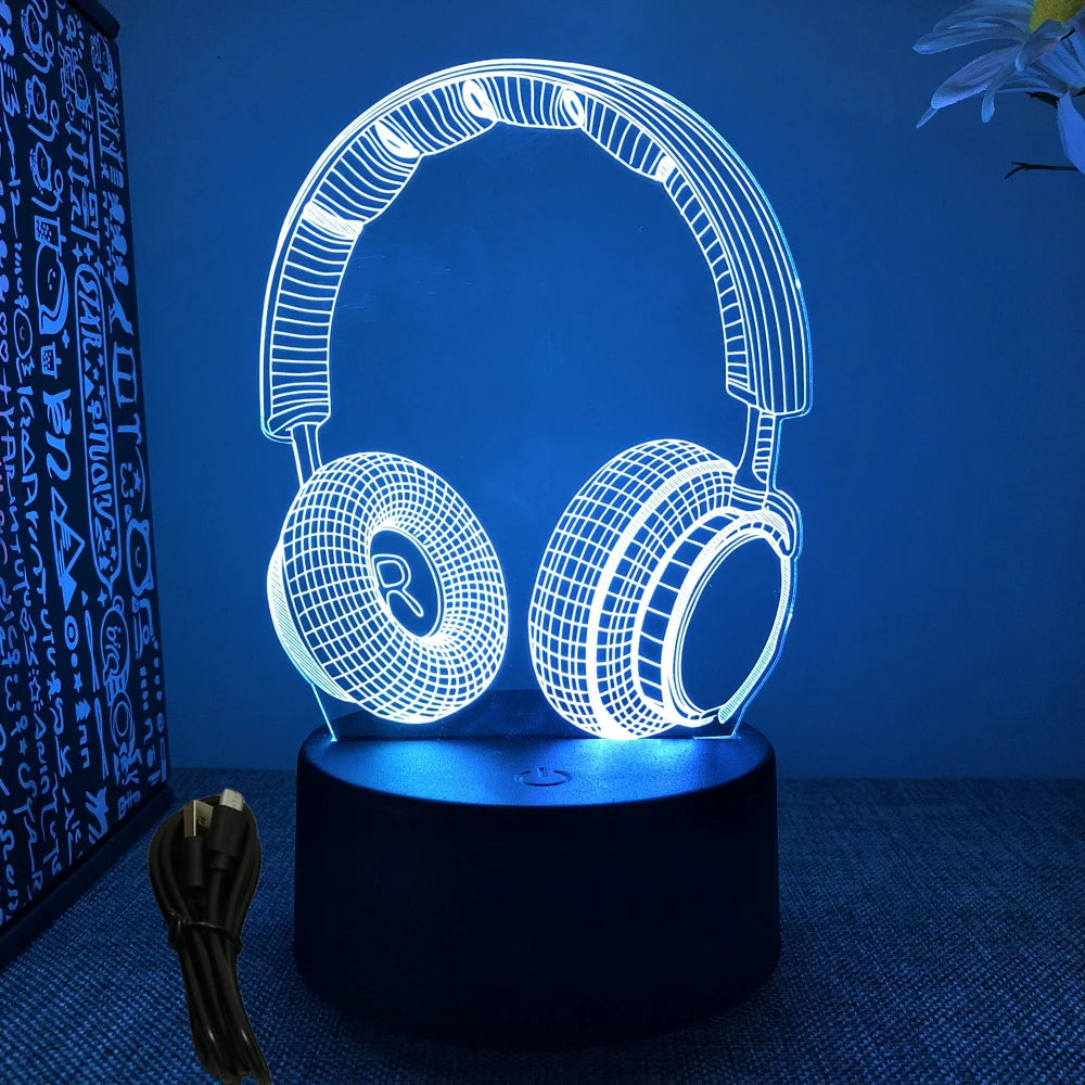 NEON GAMER 3D LED Lamp – RGB Night Light for Gaming Setup & Bedroom Decor - Image 40