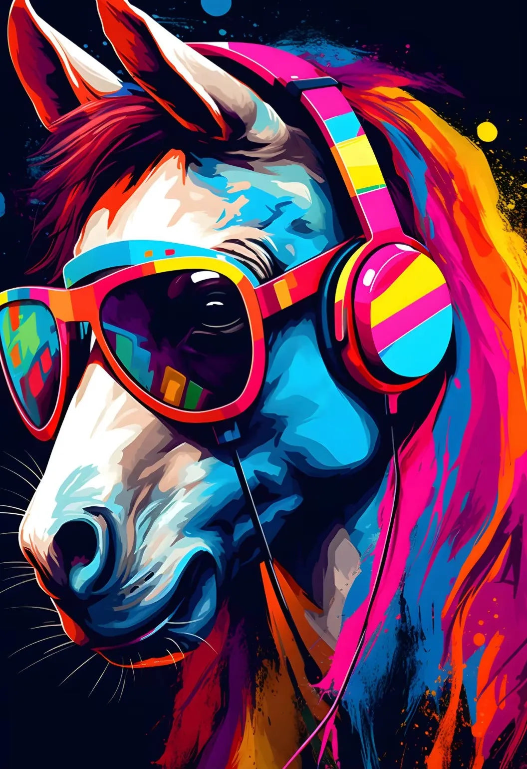 Animal Gamer Poster Set – Graffiti Style Canvas Wall Art for Teen & Gaming Room Decor - Image 11