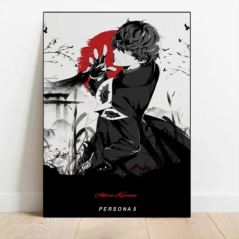 Persona 5 Canvas Poster – Japanese Classic Video Game Wall Art for Gaming Room & Home Decor - Image 3