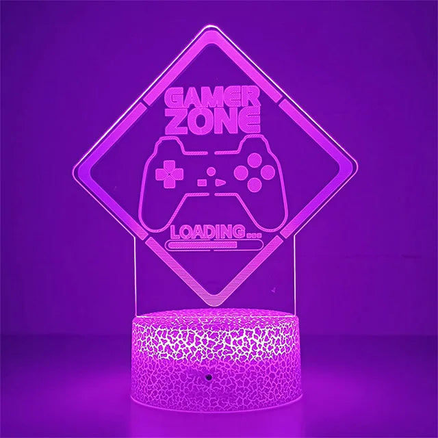 3D LED Gaming Table Lamp – Game-Themed Night Light for Kids & Gaming Room Decor - Image 29