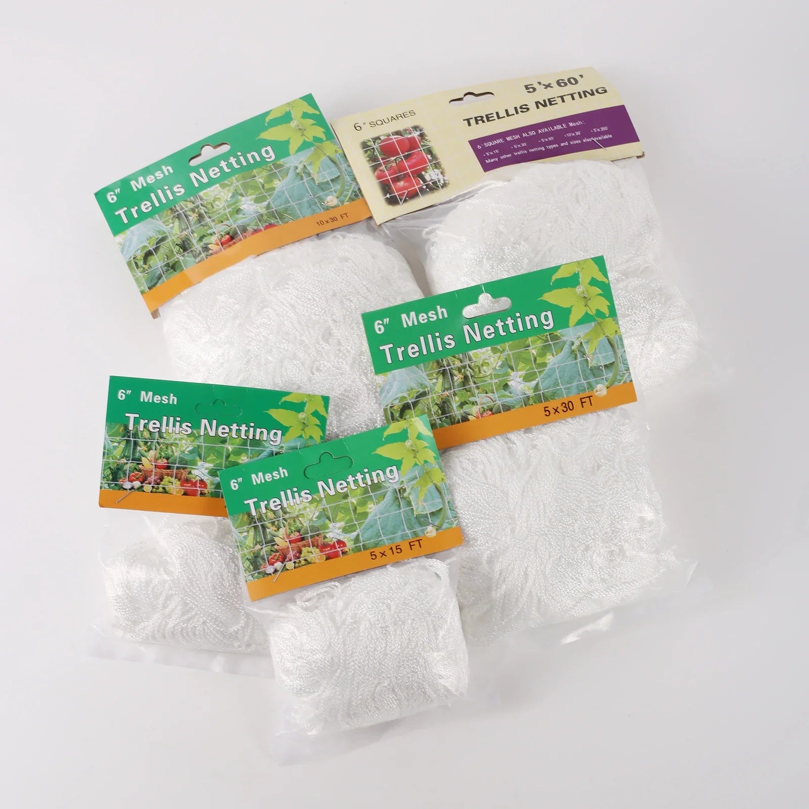 Heavy-Duty White Plant Trellis Netting – Multi-Use Polyester Support for Climbing Vines & Hydroponic Gardening - Image 6