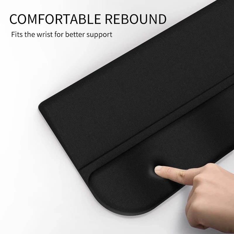 Memory Foam Keyboard Wrist Rest – Soft Support Pad for Typing & Gaming Comfort - Image 4