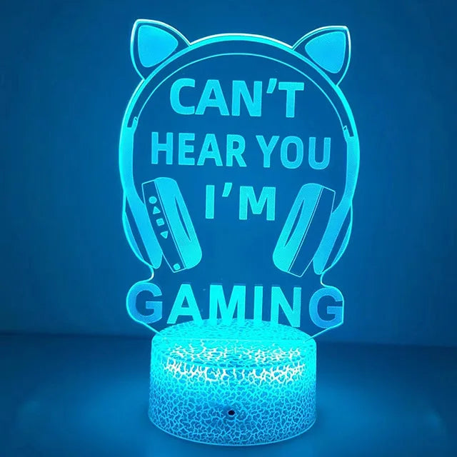 3D LED Gaming Table Lamp – Game-Themed Night Light for Kids & Gaming Room Decor - Image 19