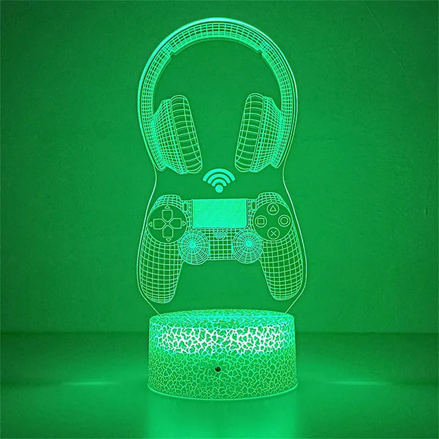 3D LED Gaming Table Lamp – Game-Themed Night Light for Kids & Gaming Room Decor - Image 21