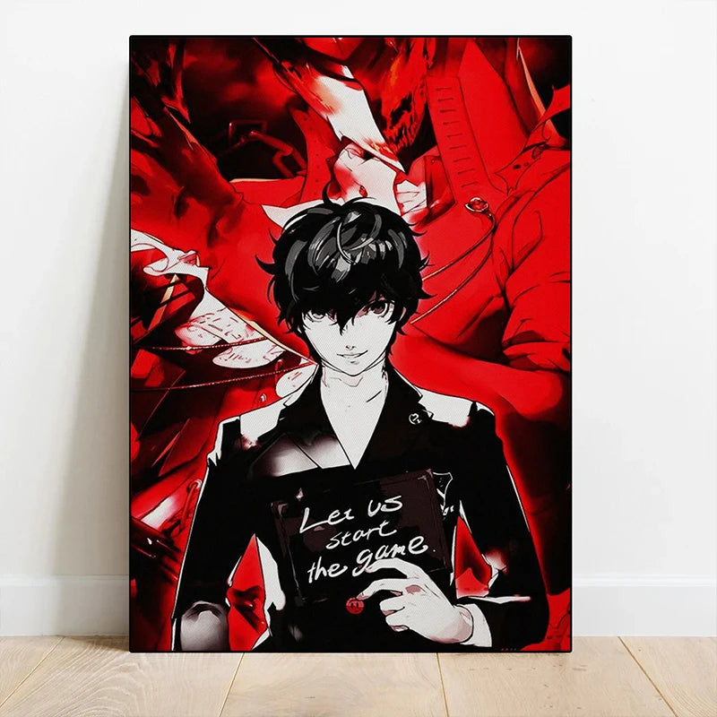 Persona 5 Canvas Poster – Japanese Classic Video Game Wall Art for Gaming Room & Home Decor - Image 2