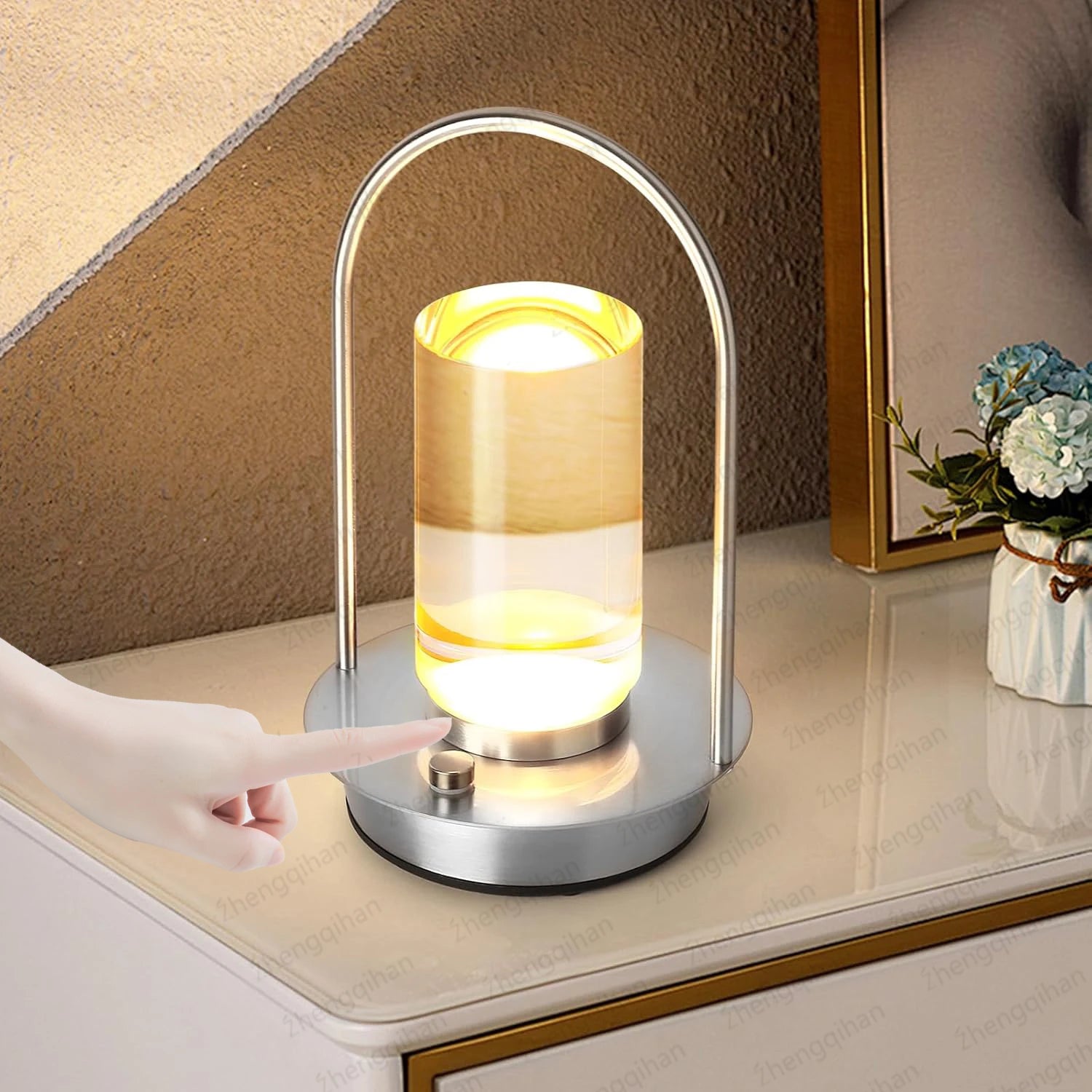 LED Table Lamp – USB Rechargeable Touch Sensor Night Light for Bedroom & Desk - Image 10