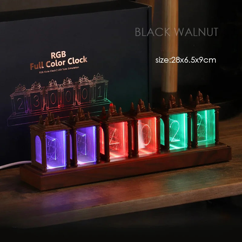 LED RGB Nixie Tube Digital Clock - Image 8