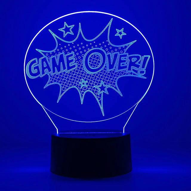 3D LED Gaming Table Lamp – Game-Themed Night Light for Kids & Gaming Room Decor - Image 7