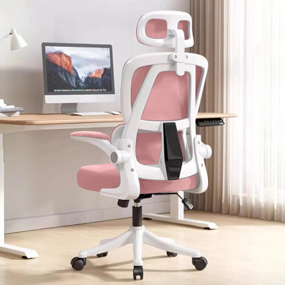 Ergonomic Office Chair – Adjustable High Back Mesh Chair with Lumbar Support and Flip-Up Arms - Image 7