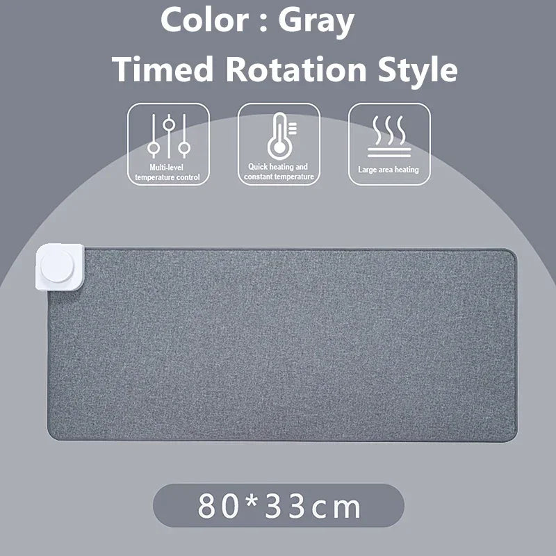 Digital Display Heated Mouse Pad – Electric Warming Desk Mat with Temperature Display for Office & Home Use - Image 11