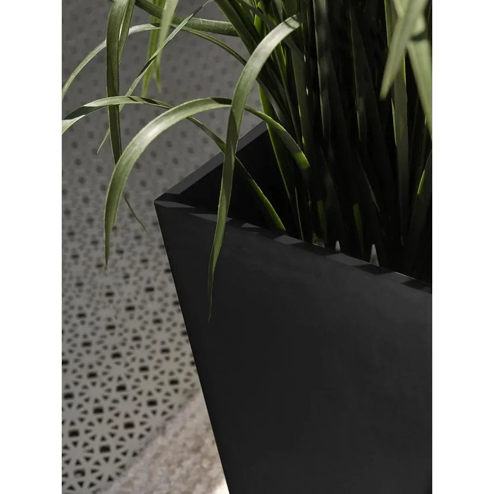 Indoor/Outdoor Taper Planter – Set of 2 (30 Inch Tall) Modern Garden Pots - Image 6