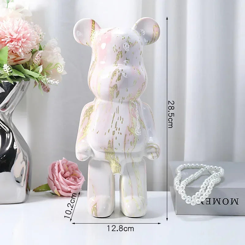 Aesthetic Bear Figure – Nordic Resin Bear Statue for Home & Desk Decoration - Image 10