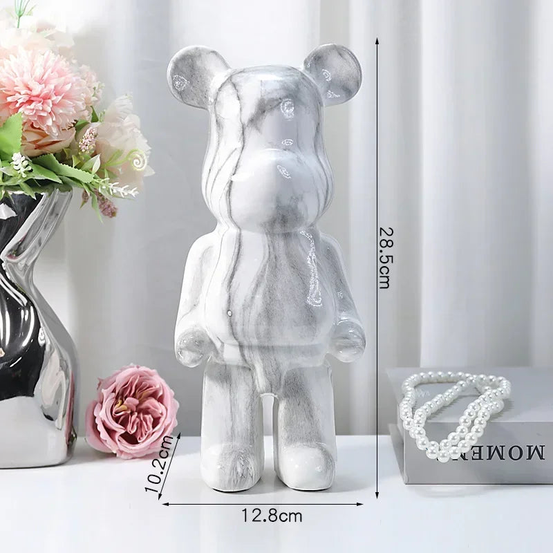 Aesthetic Bear Figure – Nordic Resin Bear Statue for Home & Desk Decoration - Image 9