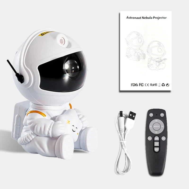 Astronaut Projector Night Light – Galaxy Star Ceiling Lamp for Bedroom & Kids’ Gifts - Image 8