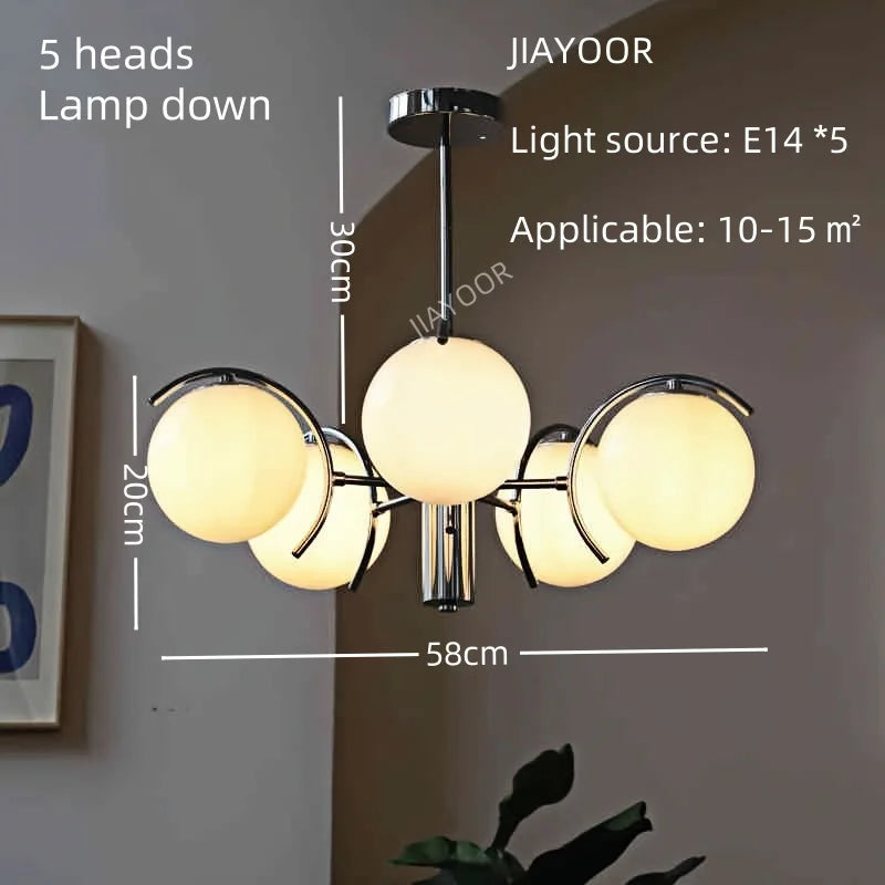 Nordic LED Chandelier – Vintage Modern Pendant Light for Living Room, Dining & Bedroom - Image 9