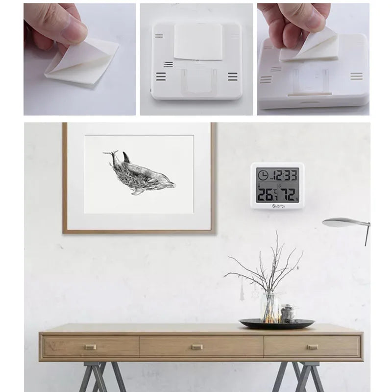 Digital Clock Desk Clock with Temperature & Humidity - Image 3