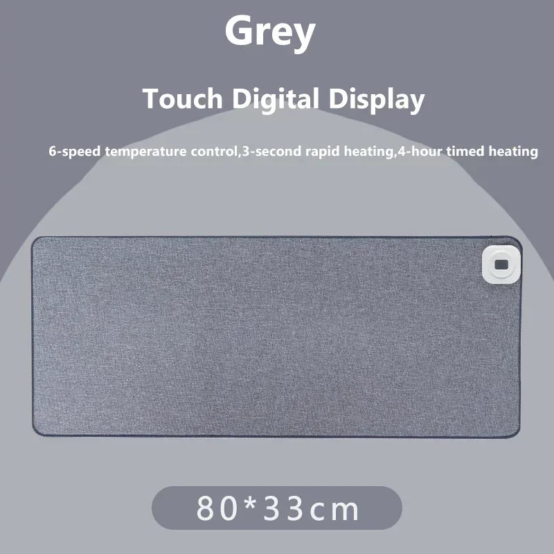 Digital Display Heated Mouse Pad – Electric Hand Warmer Desk Mat with Temperature Display for Office & Home Use - Image 17