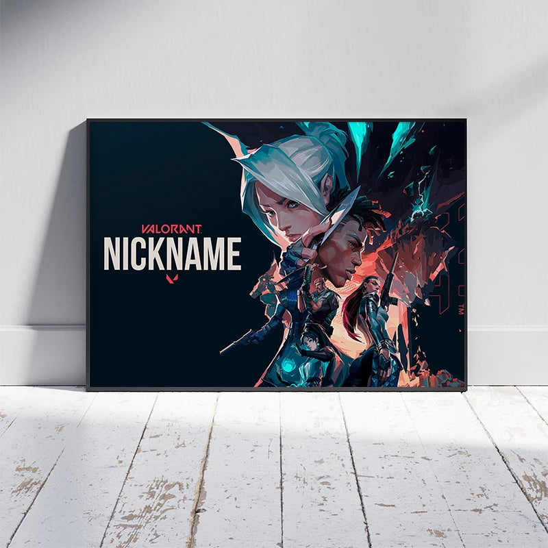 Popular Video Shooter Game Valorant Poster – Canvas Wall Art for Gaming Room Decor - Image 2