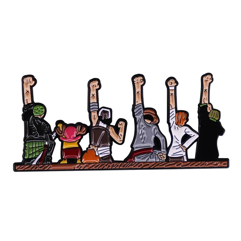 One Piece Going Merry Enamel Pin – Pirate Ship Brooch Lapel Pin for Backpacks, Bags & Fashion Accessories - Image 18