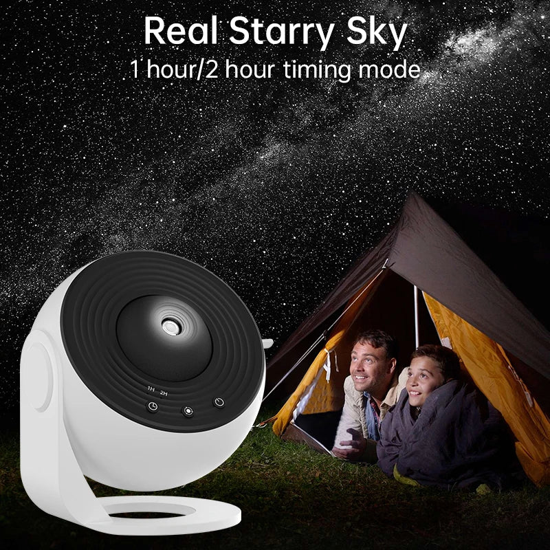 Night Light Galaxy Projector – 360° Rotating Starry Sky Planetarium Lamp for Kids’ Bedroom, Valentine’s Day & Wedding Decor - Image 4