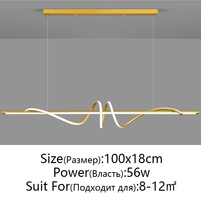 Modern LED Pendant Lights – Minimalist Hanging Lamps for Living Room, Dining & Office - Image 11