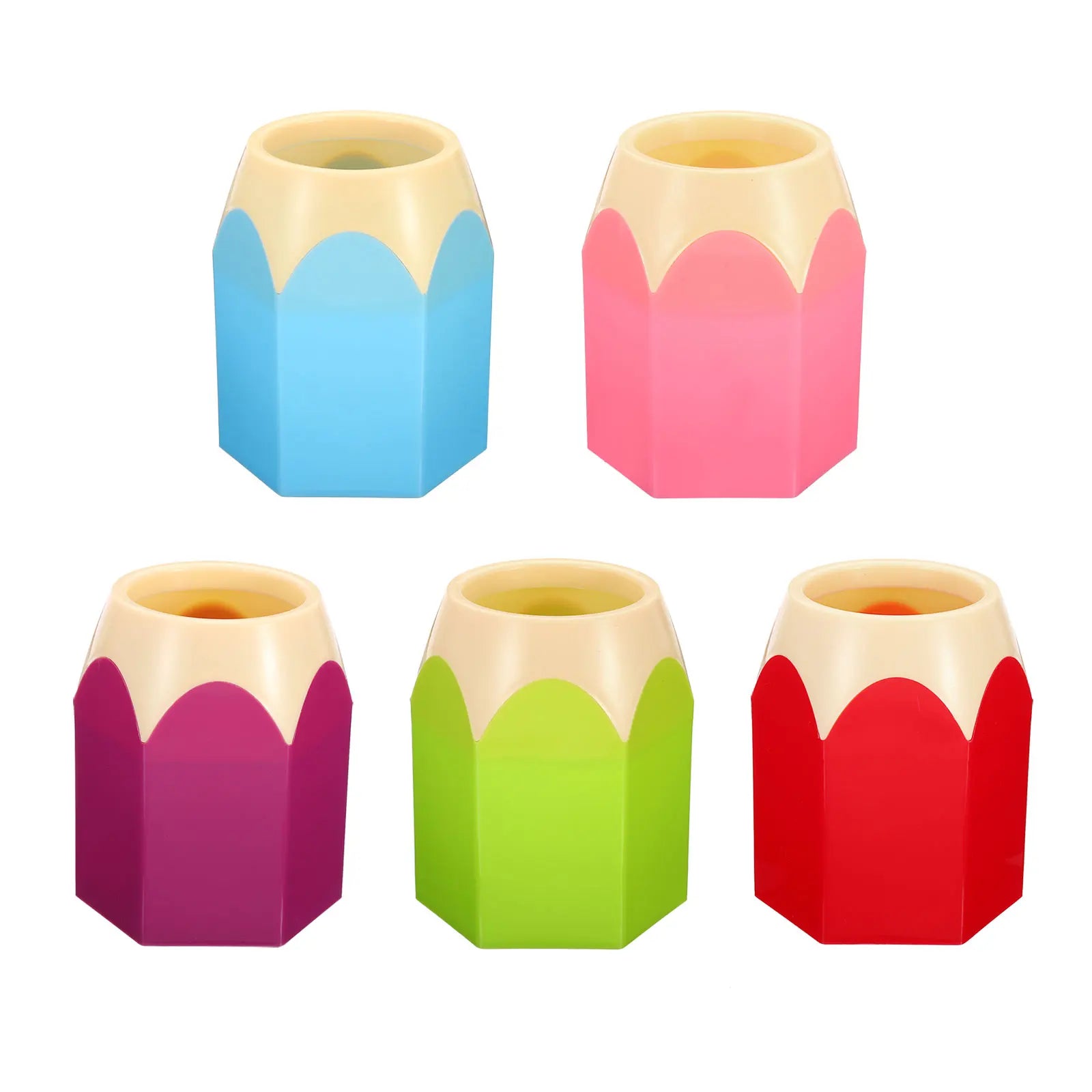 3–5Pc Multifunction Pen Holder Set – Cute Pencil & Brush Containers for Desktop Organization and Decoration - Image 7