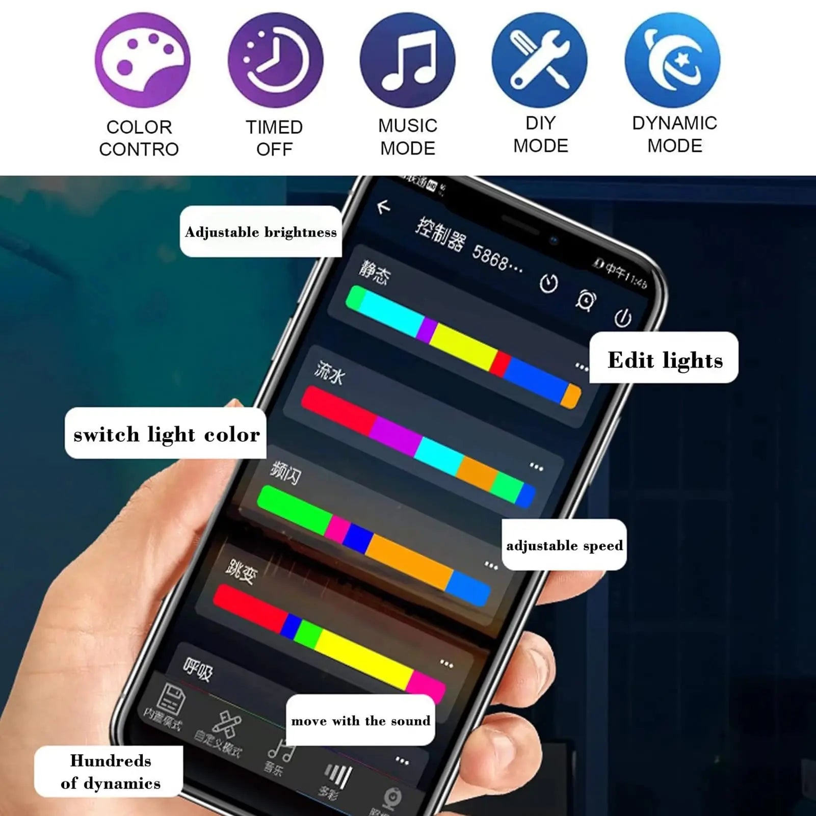 DIY Thunder Cloud Light – LED Cotton Cloud Ceiling Light with APP & Remote Control - Image 4