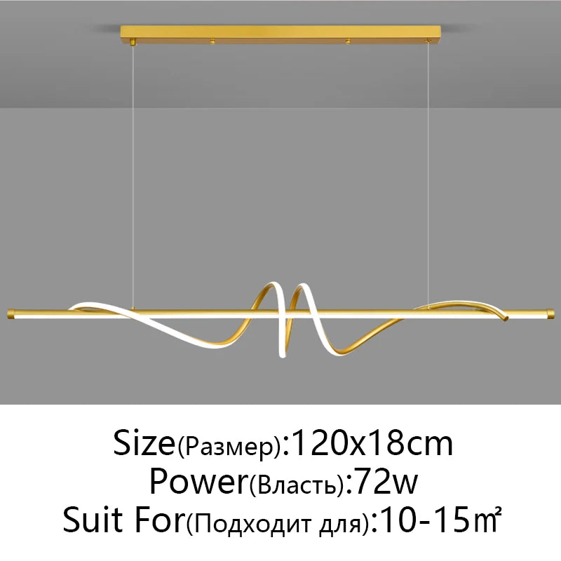 Modern LED Pendant Lights – Minimalist Hanging Lamps for Living Room, Dining & Office - Image 7