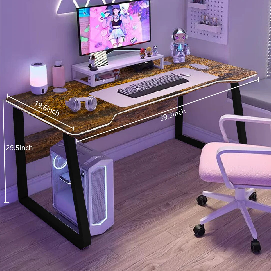 Modern Simple Gaming & Computer Desk – Wood Writing Table for Home, Office, or Student Use - Image 7