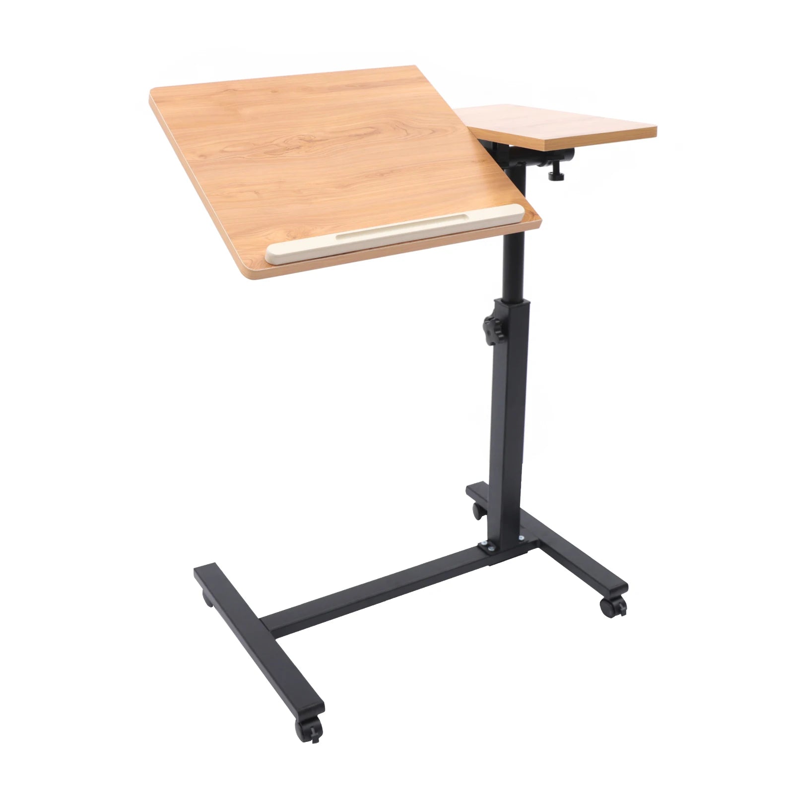 Adjustable Laptop Desk – Ergonomic with Height & Angle Adjustment and Lockable Wheels for Comfort & Mobility - Image 3