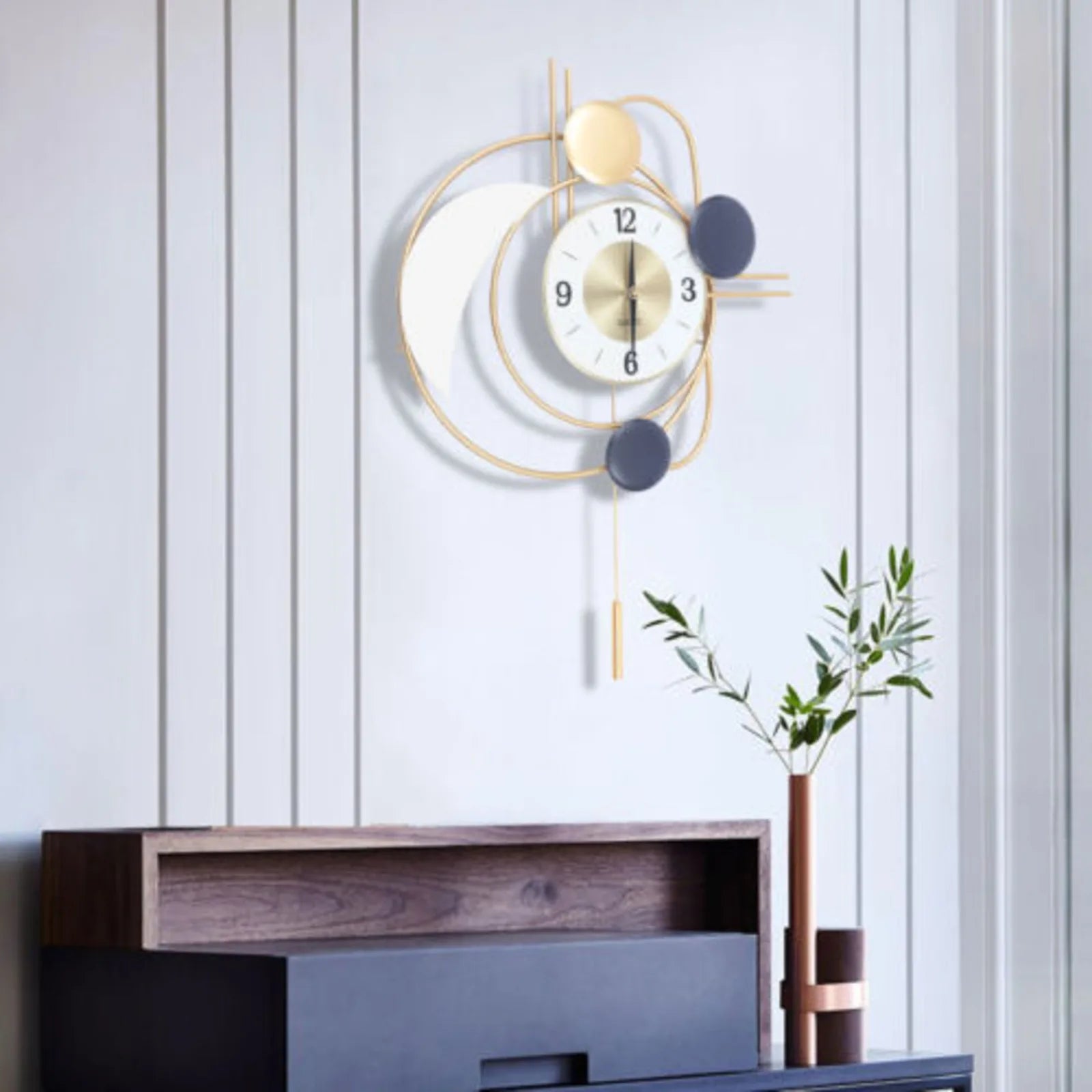 Creative 3D Wall Clock – Modern Silent Art Clock for Living Room Home Décor - Image 3