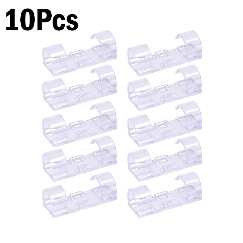 1β60Pcs Self-Adhesive Cable Clips Organizer - Image 9