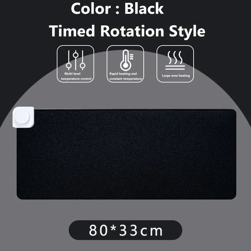 Digital Display Heated Mouse Pad – Electric Hand Warmer Desk Mat with Temperature Display for Office & Home Use - Image 10