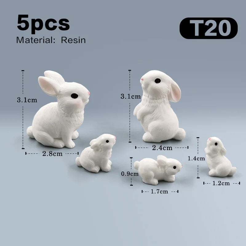 Hot Easter Cute Rabbit Figurine - Image 14