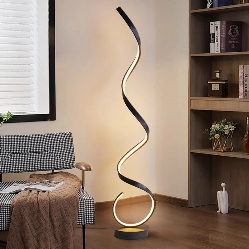 Nordic Designer Floor Lamps – Minimalist LED Stand Lights for Modern Interiors