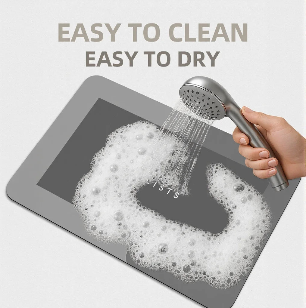 Diatomite Bath Mat – Non-Slip, Anti-Mould Absorbent Mat for Bathroom, Kitchen & Bedroom Use - Image 6